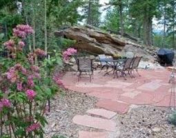 stone patio